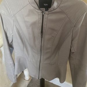 Women’s faux leather jacket